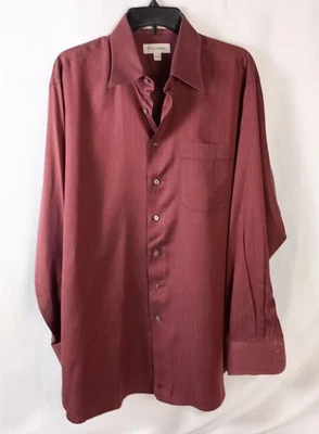 Camisa de vestir John W Nordstrom para hombre manga larga 16,5/35 excelente estado clásica Foto 1 de 4