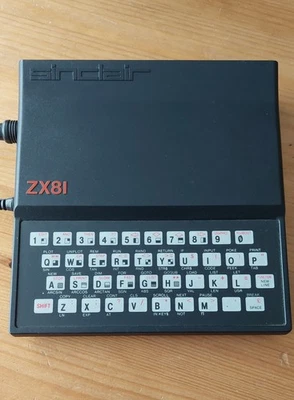 Sinclair ZX81 with Charger, Manual & Software - Tested & Working- Nice Condition - Image 1 of 4