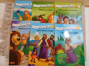 Lot of 6 Begginer's Bible I Can Read Books (My First Reading) Christianity -C7 - Imagen 1 de 22