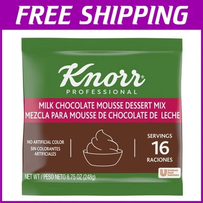 Mezcla de mousse de chocolate con leche sin colores artificiales - Postre fácil para profesionales Foto 1 de 4