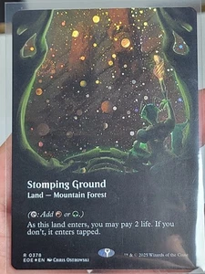 Stomping Ground Galaxy Foil Borderless Rare Edge of Eternities EOE 378 MTG - Picture 1 of 4