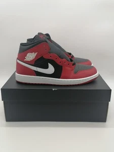 Nike Air Jordan 1 Mid Gym Red Black White NEU EU 43 / US 9,5 Chicago Bulls - Bild 1 von 8