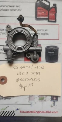 Jonsered USED OEM Oiler pump assy # 503521303 - Image 1 of 4