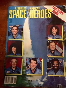 Space Heroes Shuttle Challenger Tribute Magazine FREE SHIPPING - Picture 1 of 10