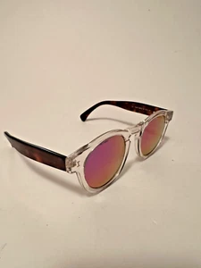 Illesteva Leonard C1 48¤22 Women's Sunglasses Clear Tortoise Italy Round Case - Picture 1 of 24