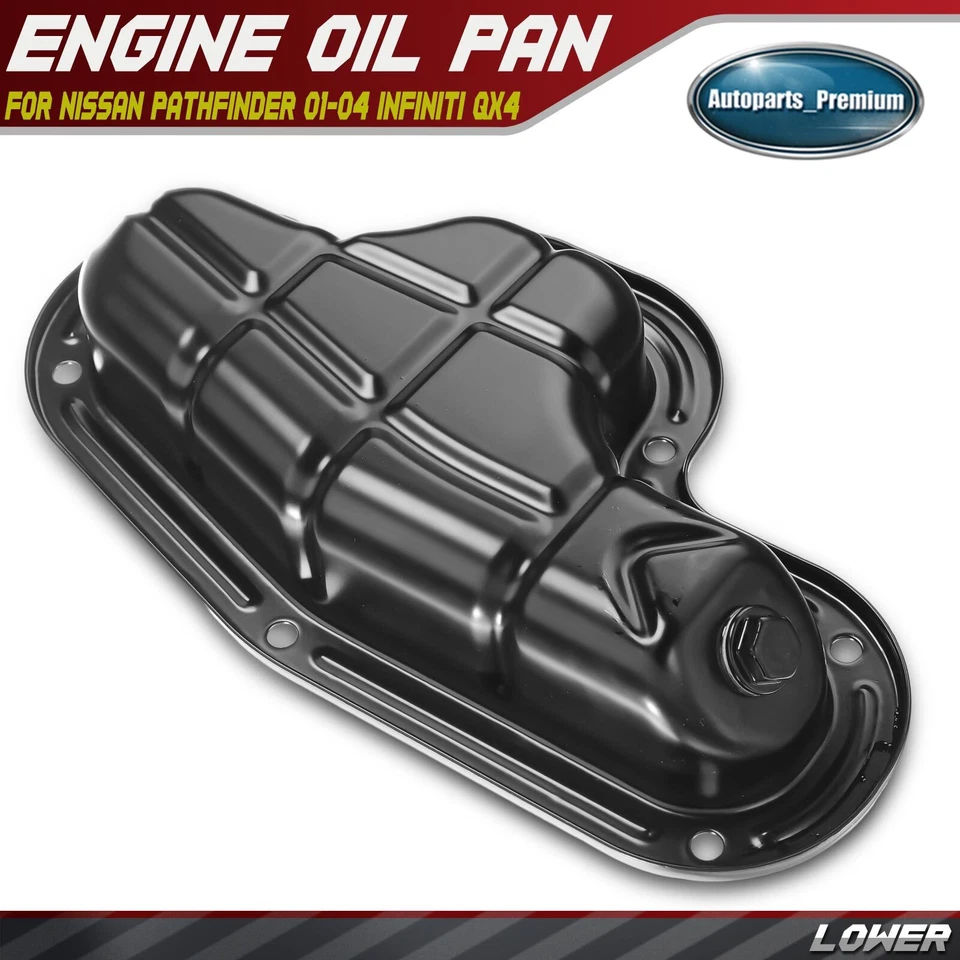 Cacerola de aceite del motor sin junta para Nissan Pathfinder 01-04 INFINITI QX4 3,5 L inferior Foto 1 de 4