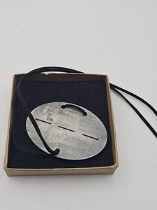 German WW2 Ghost panzer division id tag dog tag self number - Picture 1 of 4