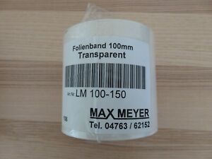 Folienband 100mm Labelmax Transparent LM 100-150 Max Meyer