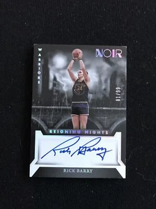 Rick Barry 2022-23 Noir Reigning Nights Autograph Auto 81/99 - Picture 1 of 2