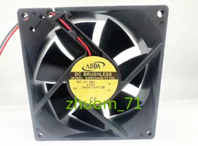 1PC ADDA AD0924HB-Y71GL 24V 0.35A 9CM 9032 Variable frequency cooling fan - Image 1 of 3