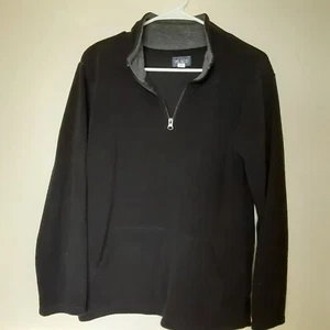 THE CHILDRENS PLACE FLEECE SZ 16 BOYS PULLOVER  Black Glacier Fleece pullover - Picture 1 of 4