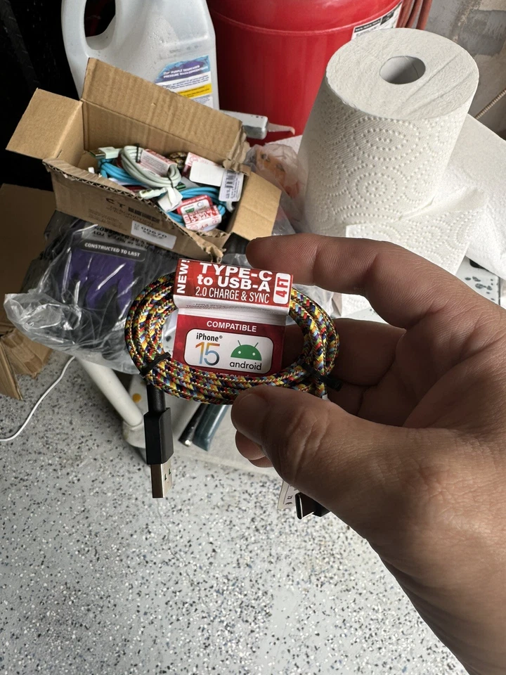 USB Type C Cable Fast Charging USB-A to USB-C Phone Charger Data Cord - Image 1 of 1