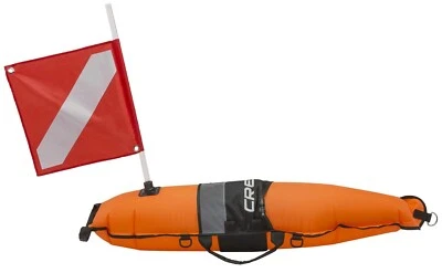 CRESSI-SUB Cressi Torpedo Pro Buoy Float 39" x 9" x 8" NEW