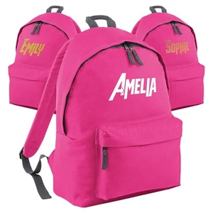 Personalised School Backpack With Avenger Text Perfect For Kids Or Childrens - Picture 1 of 6