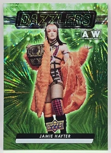 AEW 2024 Upper Deck Wrestling Card JAMIE HAYTER Green Dazzlers SSP #DZ-7 - Picture 1 of 2