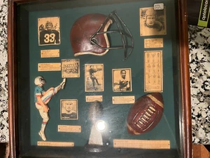 Vitrina vintage de madera de los Washington Redskins Sammy Baugh. NFL History 15x15x4 - Imagen 1 de 21