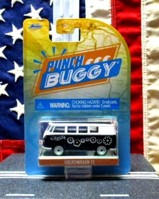 Jada Punch Buggy Slug Bug Series VOLKSWAGEN T1 BUS ¡La puerta trasera se abre! Foto 1 de 4