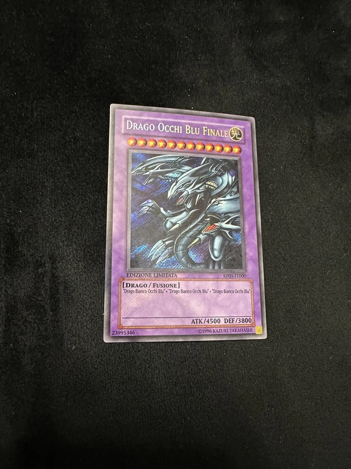 Blue Eyes Ultimate Dragon - RP01-EN000 Secret Rare Italian LP/MP Yugioh - Image 1 of 1