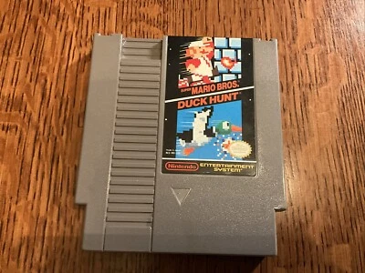 Super Mario Bros/Duck Hunt (Nintendo NES, 1985) - Vintage - Game Only - Image 1 of 3