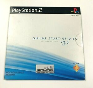 PS2 Online Start-Up Disc Broadband Only V3.5 (Sony Playstation 2) *SEALED*