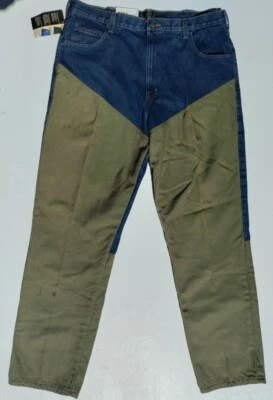 Рыжие синие джинсы из денима свободного кроя Briar охоты открытый джинсы размер 38 x 34 - Изображение 1 из 4