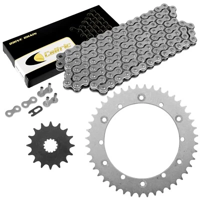Drive Chain & Sprockets Kit for Yamaha Tt500 XT500 1977-1981 Steel - Image 1 of 4
