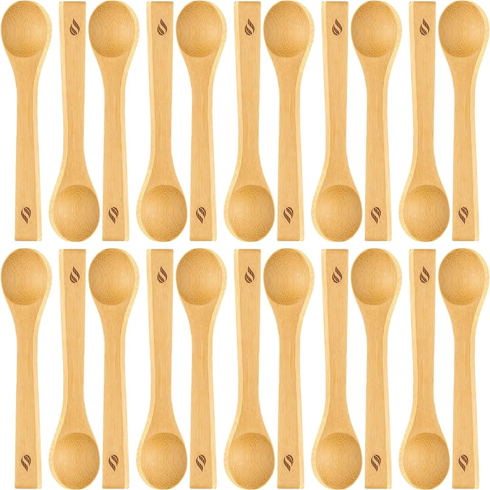 Juego de cucharas de bambú Golden Nature (30 piezas), cocina pequeña 5,12" L x 1,18" W Foto 1 de 4