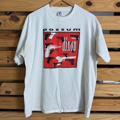 Camisa De Colección Años 90 Possum Dixon Indie Alt Rock Guns Gráfico Jerzees EE. UU. Rara Blanca XL Foto 1 de 4