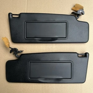 Used Black Sun Visors Set for 95-02 VW Cabrio MK3 Jetta Golf GTI OEM 1Н0 857 551 - Picture 1 of 6