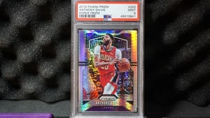 2019-20 Prizm ANTHONY DAVIS #222 Silver Hyper Los Angeles Lakers PSA 9 POP 24 - Picture 1 of 6