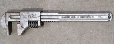 Diamond Tool and Horseshoe Co. 15" Forjado Ajustable Auto Mono Llave EE. UU. C715 Foto 1 de 4