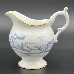 Coalport A.S. Cooper & Sons Bone China Bermuda Karte Milchkännchen - Bild 1 von 12