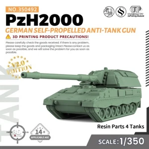 SSMODEL 1/350 Military Model Kit German PzH2000 Self-Propelled Anti-Tank Gun - Picture 1 of 5