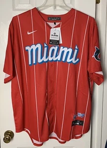 Nueva camiseta de béisbol Nike genuina de Anderson de los Miami Marlins MLB Sugar Kings - Imagen 1 de 18