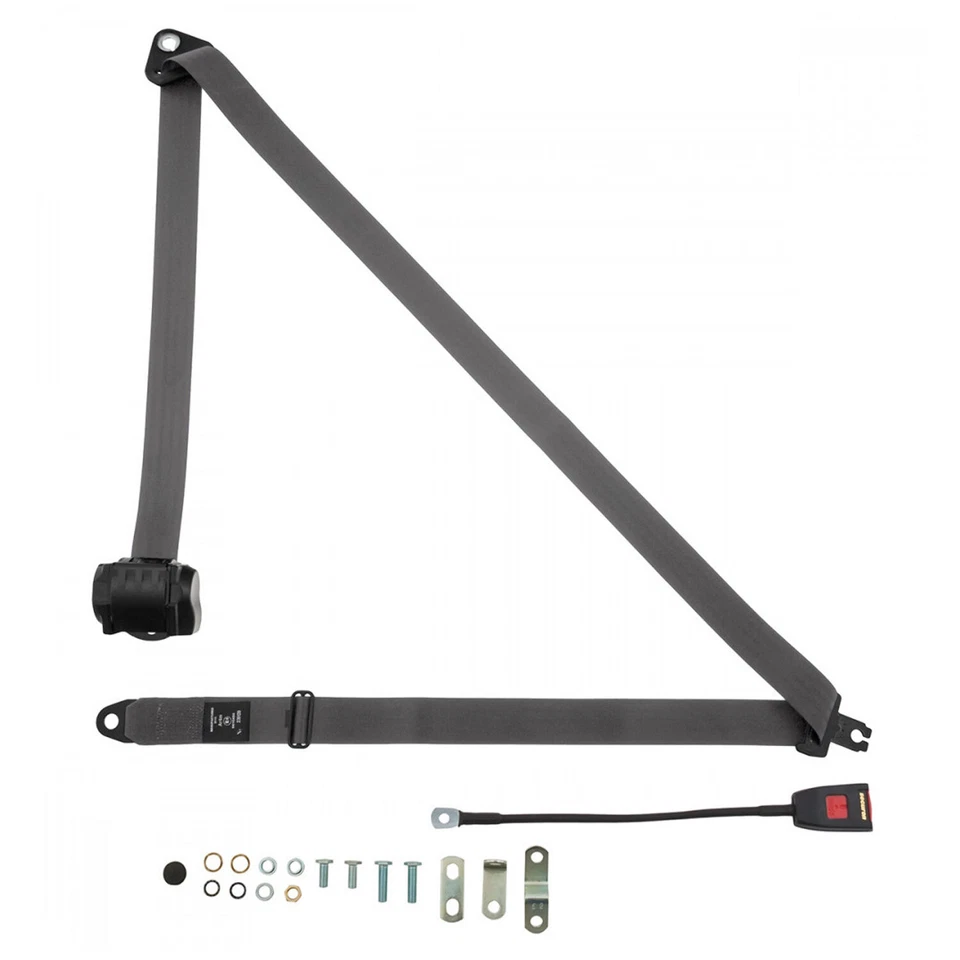 Front Automatic Seat Belt For Singer Chamois Coupe 1967-1970 Grey - Image 1 of 4