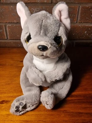 TY Beanie Boo Bellies Regular Wilfred The Grey Bulldog Dog  - image 1 of 3