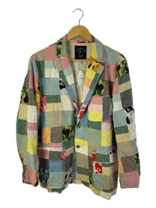 A BATHING APE tailored Jacket cotton multicolor S Used - Picture 1 of 9