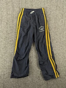 Gap Pants Boys Large Blue Yellow Straight Leg Track Pockets Active Wear Pants - Picture 1 of 16