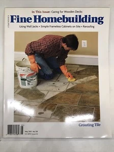Taunton's Fine Homebuilding Magazine Issue 138 April/May 2001 Grouting Tile Help - Picture 1 of 5