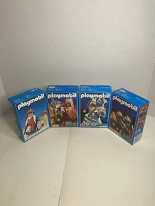 NEU Konvolut 4 Playmobil Spielzeug Figuren 1996 1998 Vintage versiegelt in Box - Bild 1 von 10