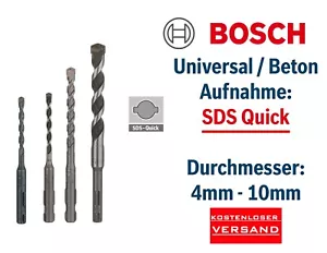 Bosch SDS Quick Beton Bohrer und Universal Bohrer ⌀4mm - 10mm je nach Auswahl - Bild 1 von 12