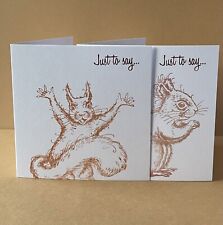 Squirrel Note Cards with Envelopes (10)