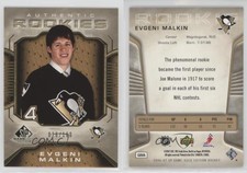 2006-07 SP Game Used Edition Authentic Rookies Gold /100 Evgeni Malkin Rookie RC