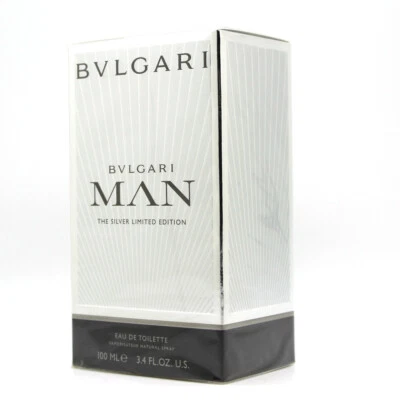 BVLGARI MAN (edición limitada plateada) por Bvlgari 3,4 oz (100 ml) EDT spray hombres Foto 1 de 3