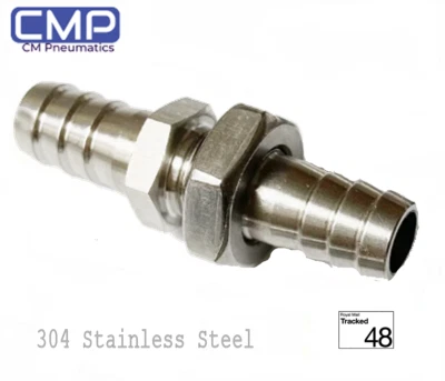 Motorsport Mampara Montaje Barba Acero Inoxidable Conector Adaptador Fuel Oil 4mm Foto 1 de 4