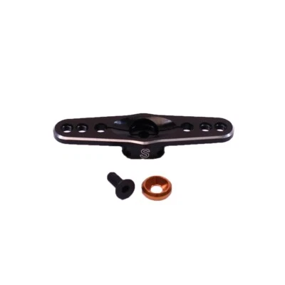 RACERS EDGE RCE10347 Aluminum Clamping Double Servo Arm, 23 Tooth, for Sanwa HH - Image 1 of 2