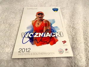 CAROLINE WOZNIAKI Signed (5x7) Western & Southern Tennis Photo - Picture 1 of 1