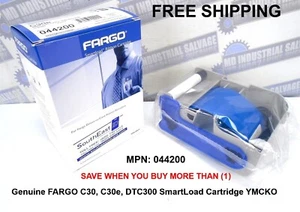 FARGO 044200 - C30 C30e DTC300 Smartload RIBBON Cartridge 44200 250 COLOR Prints - Afbeelding 1 van 14