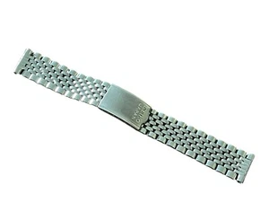 Seiko Japan Bracelet In Steel Rice Grain Straight Strap 18 Mm - Picture 1 of 6