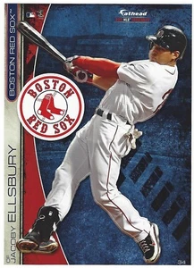JACOBY ELLSBURY BOSTON RED SOX FATHEAD TRADEABLES REMOVABLE STICKER 2013 #34 - Picture 1 of 3